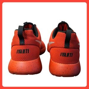 Rare Nike Roshe One Ivanti Custom Men's 11 Red Silver Speckled Collectors Item